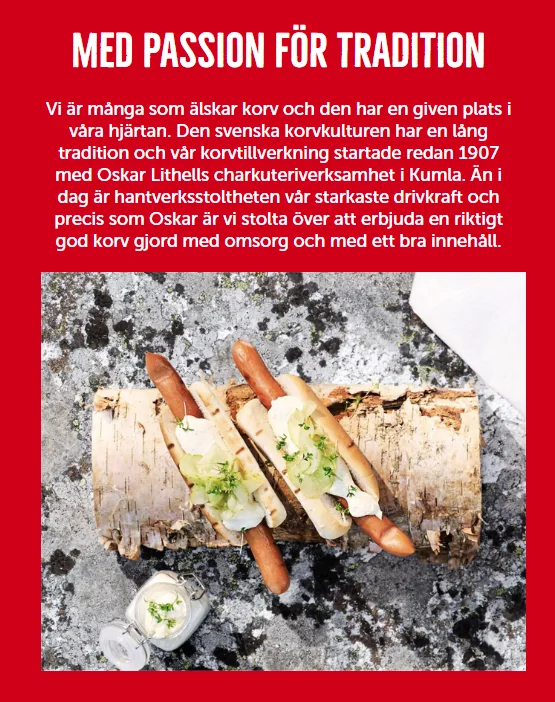 Med passion för tradition — kampanjmaterial